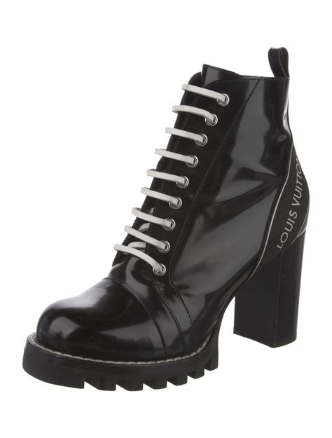 louis vuitton patent leather boots